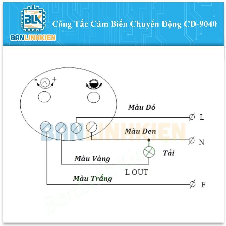 Công Tắc Cảm Biến Chuyển Động CD-9040