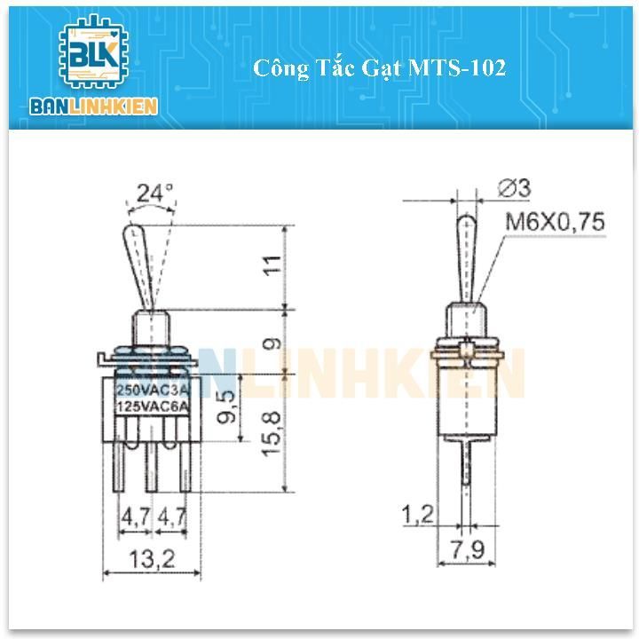 Công Tắc Gạt MTS-102