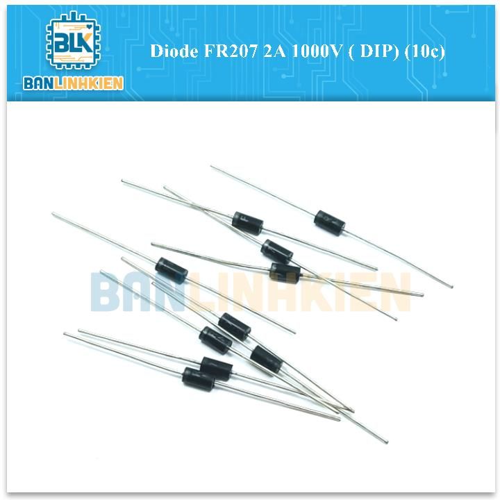 Diode FR207 2A 1000V ( DIP) (10c)