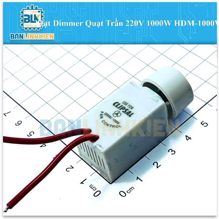 Hạt Dimmer Quạt Trần 220V 1000W HDM-1000W