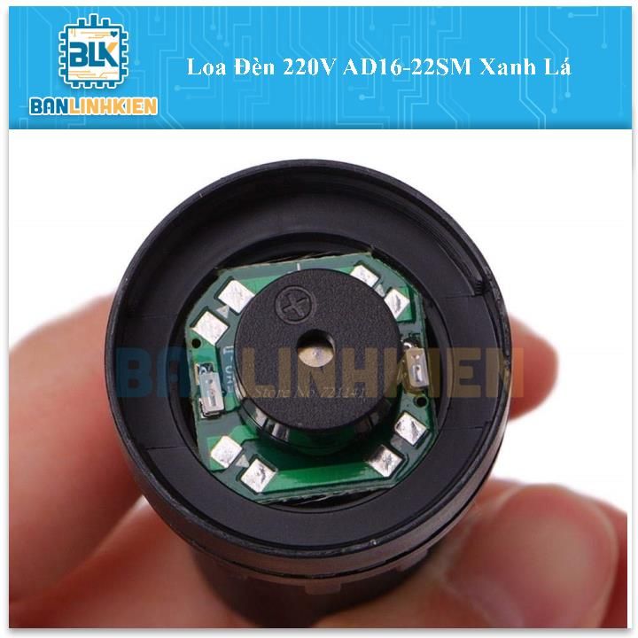 Loa Đèn 220V AD16-22SM Xanh Lá