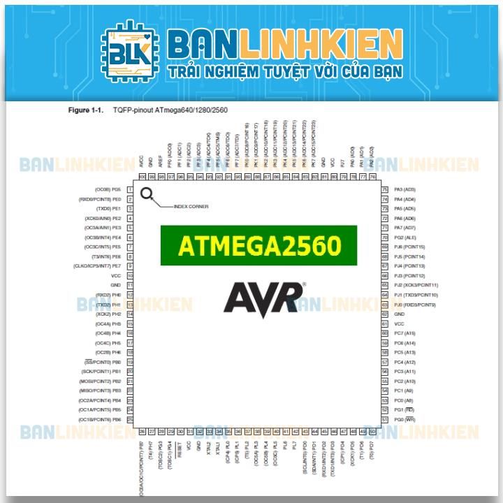 ATMEGA2560-16AU TQFP100