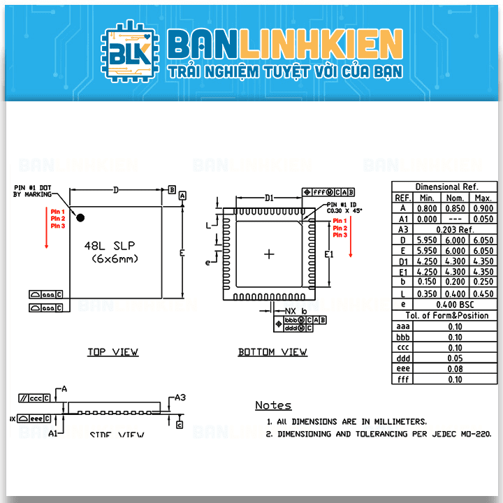 ESP32-D0WDQ6 QFN48 6x6