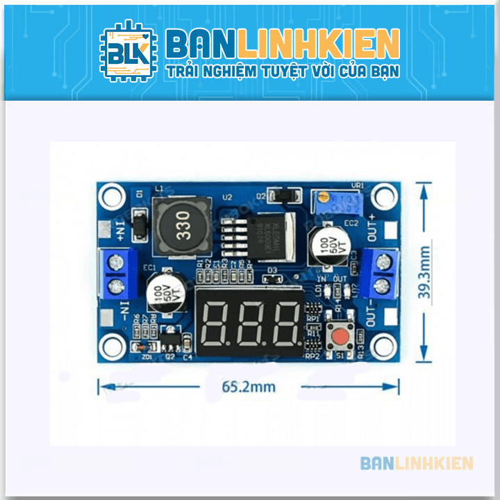 Module BOOST DC-DC XL6009 5-35V Có Hiển Thị