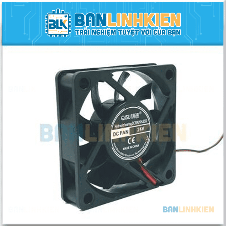 Quạt Tản Nhiệt 24V 6x6CM