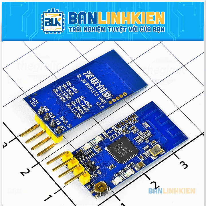 Module ZIGBEE CC2530 UART TTL 2.4G