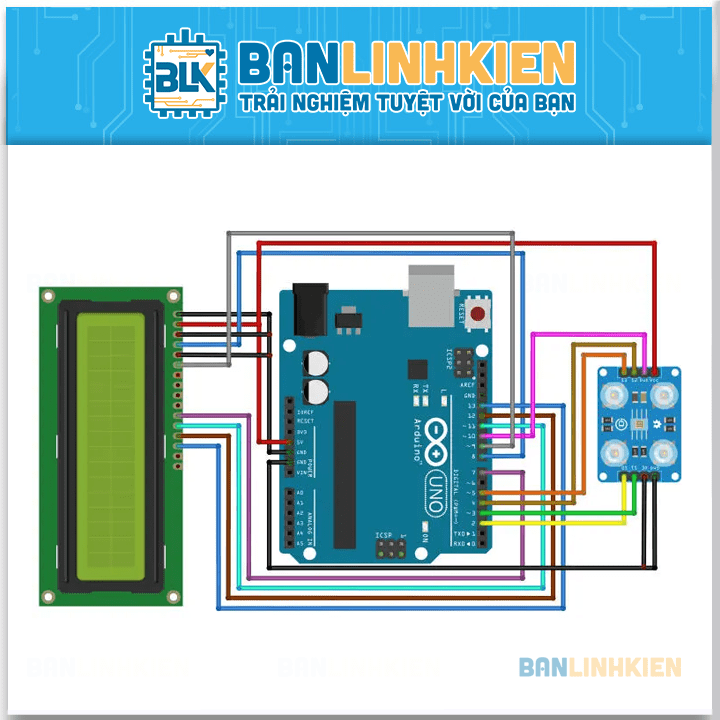 Module Cảm Biến Mầu TCS230 TCS3200