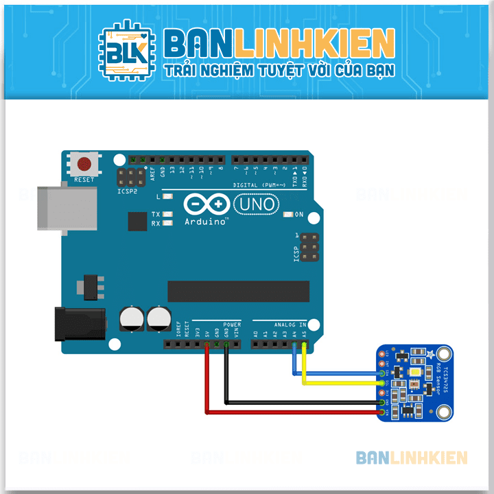 Module Cảm Biến Mầu TCS34725 Arduino V1