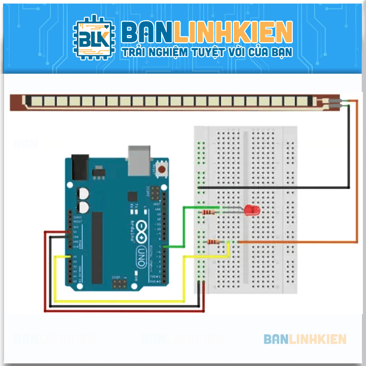 Cảm Biến FLEX SENSOR 4.5 (Cảm Biến Uốn Cong)