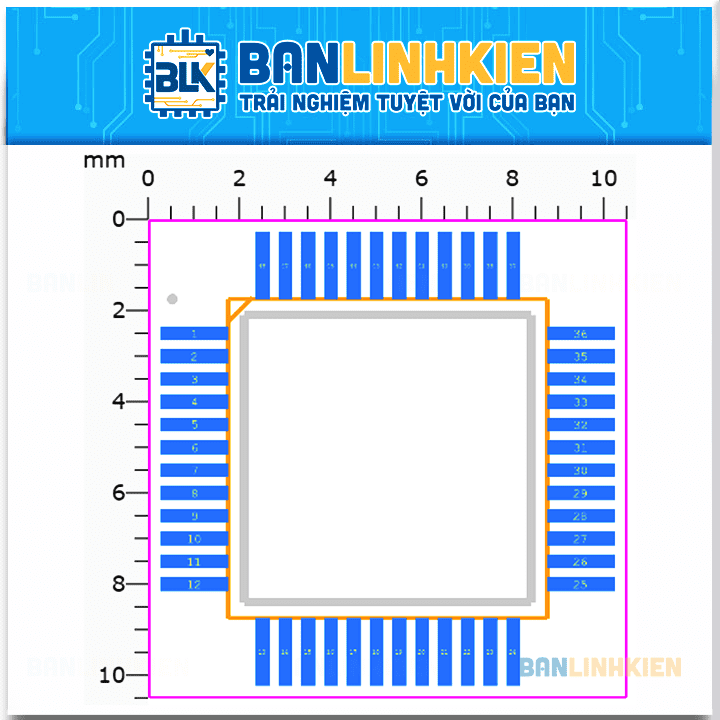 STM32F103C8T6 LQFP48 Chính Hãng