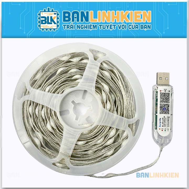 Bộ Led Đổi Màu ARGB Nháy Theo Nhạc Trang Trí (10M)