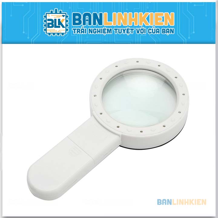 Kính Lúp Có Đèn  12 Led 30x Magnifier