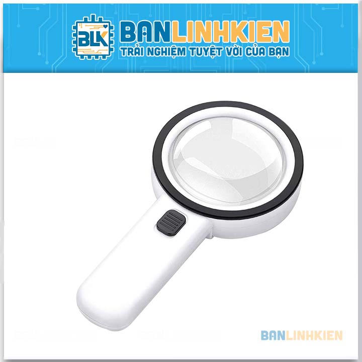 Kính Lúp Có Đèn  12 Led 30x Magnifier