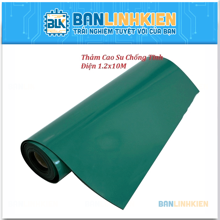 Thảm Cao Su Chống Tĩnh Điện 1.2x10M