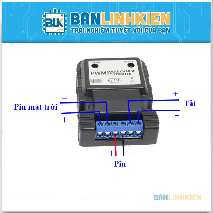 Bộ Điều Khiển Sạc Pin Mặt Trời 11.1V 3A (Sử Dụng Pin Lithium)