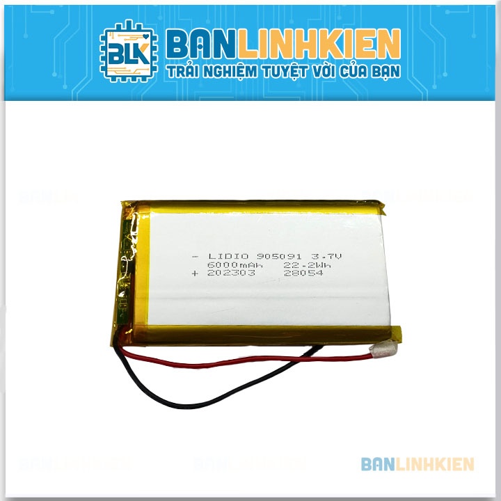 Pin Lithium 3.7V 6000mAH 905091