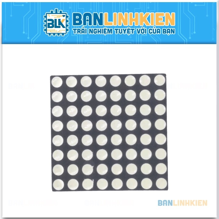 LED Matrix 2 Màu Xanh Đỏ 8x8 38x38x7.2mm Cathode Chung