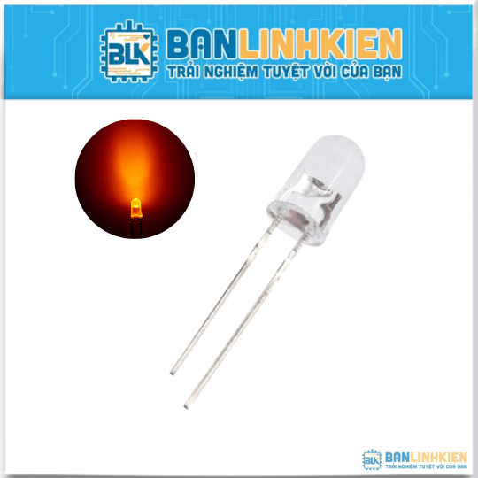 Led Giao Thông 5mm Màu Vàng (5c)