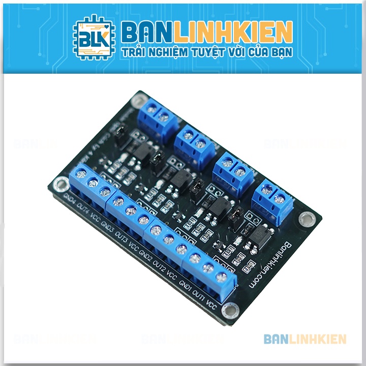 Module Opto Cách Ly 4 Kênh Có Tran Đệm BLK