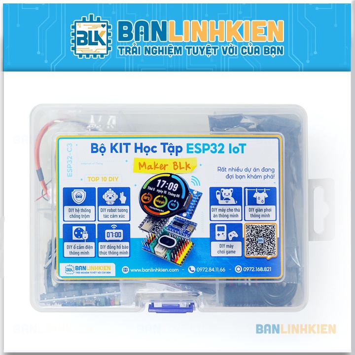 Bộ KIT Học Tập ESP32 IOT Maker BLK