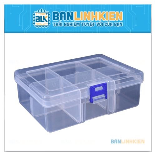 Hộp Đựng Linh Kiện 6 Ngăn 16.5x12x6cm