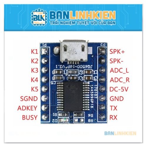 Module Phát Âm Thanh MP3 JQ6500