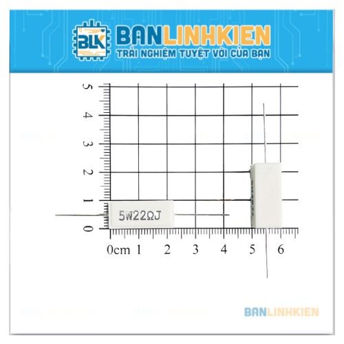 Trở Sứ 5W 5% 22R (5 chiếc)