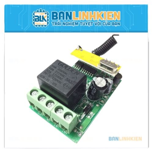 Bộ Thu Học Lệnh RF315 1 Kênh DC12V