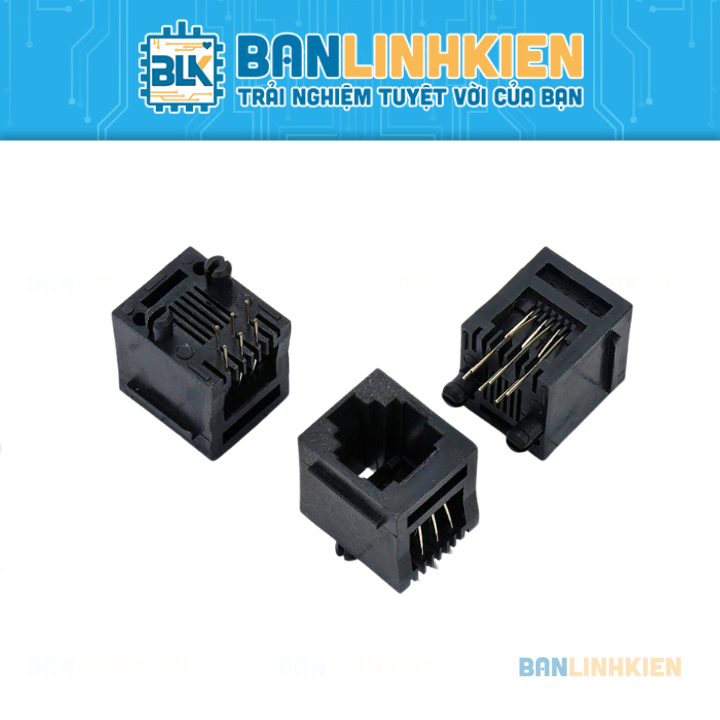 RJ11 6P6C Chân Thẳng