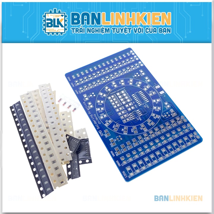 Bộ Mạch Tập Hàn SMD DIY Blink LED
