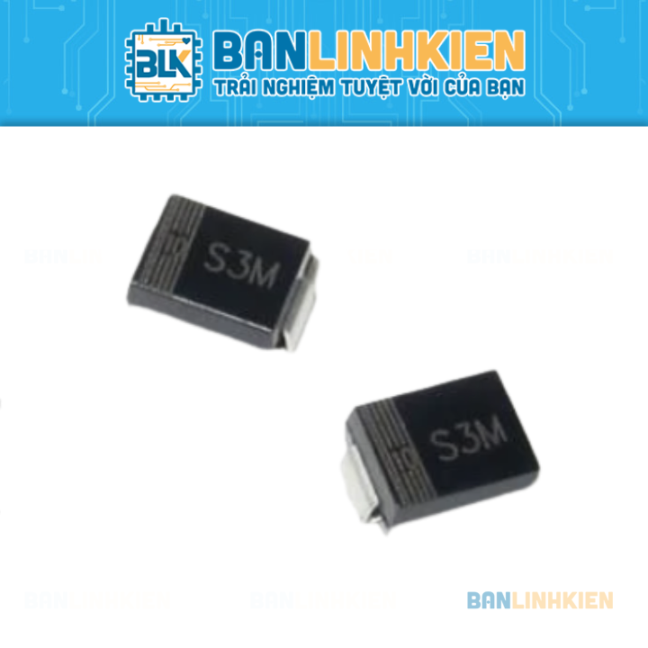 Diode S3M 1N5408 3A 1000V SMC