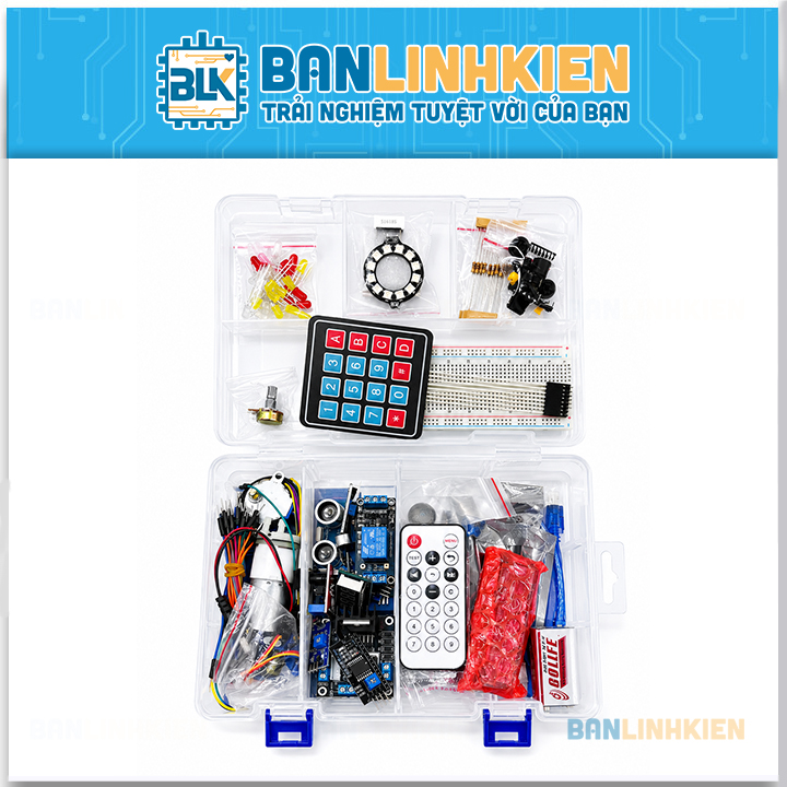 Bộ KIT Học Tập Arduino Uno R3 BLK Plus