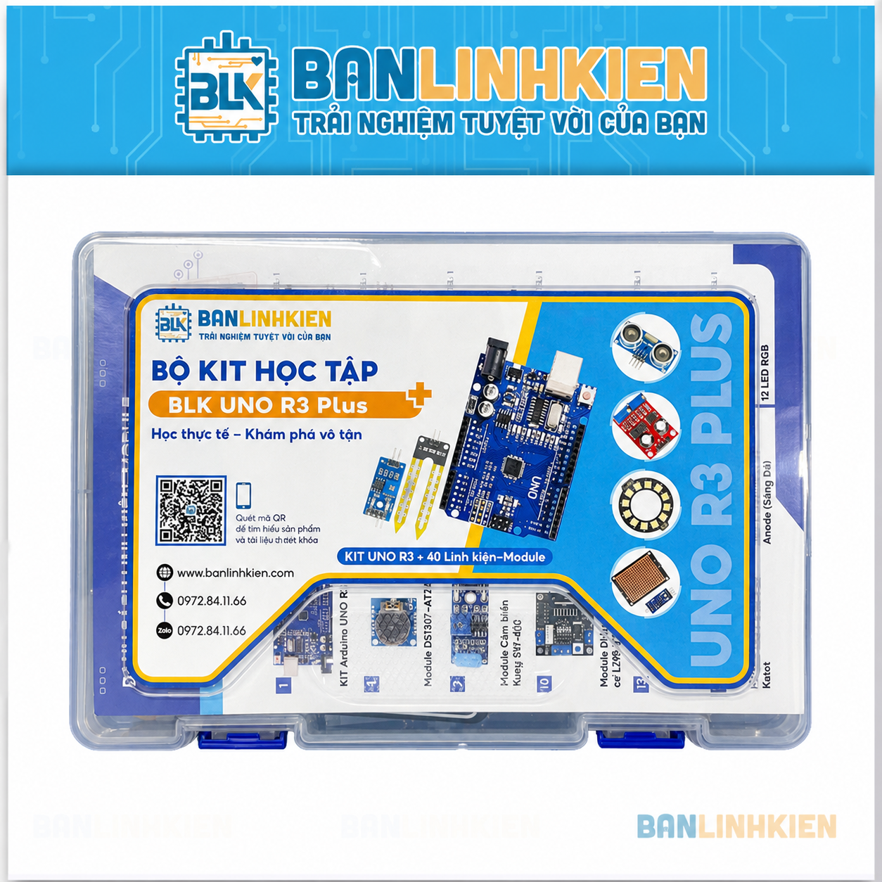 Bộ KIT Học Tập BLK UNO R3 Plus