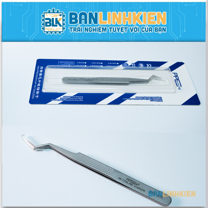 Kẹp Linh Kiện Cong Loại Tốt Siêu Cứng Không Nhiễm Từ 3XS-9SL