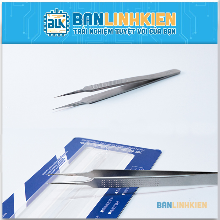 Kẹp Linh Kiện Thẳng Loại Tốt Siêu Cứng Không Nhiễm Từ 3XS-SL