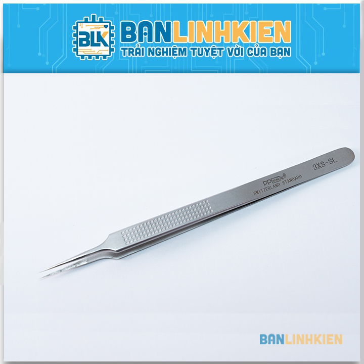 Kẹp Linh Kiện Thẳng Loại Tốt Siêu Cứng Không Nhiễm Từ 3XS-SL
