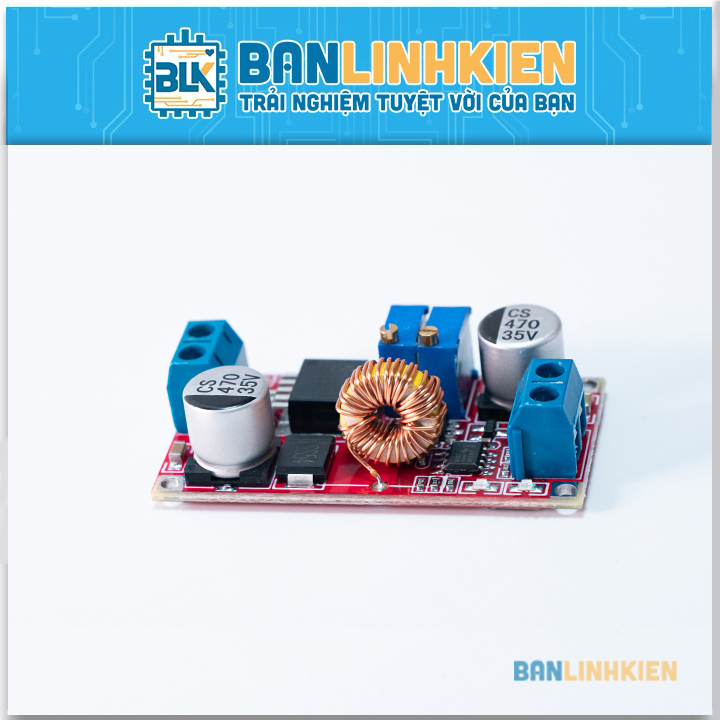 Module Buck 5A XL4015 Có Bảo Vệ Quá Dòng