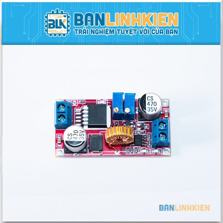 Module Buck 5A XL4015 Có Bảo Vệ Quá Dòng