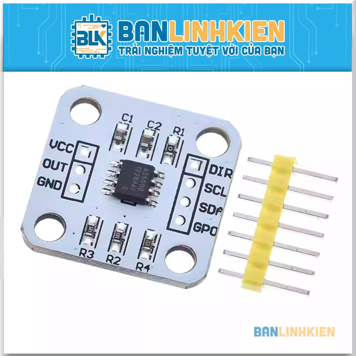 Module Cảm Biến Góc Xoay Encoder Từ Trường Không Tiếp Xúc AS5600 12 Bit