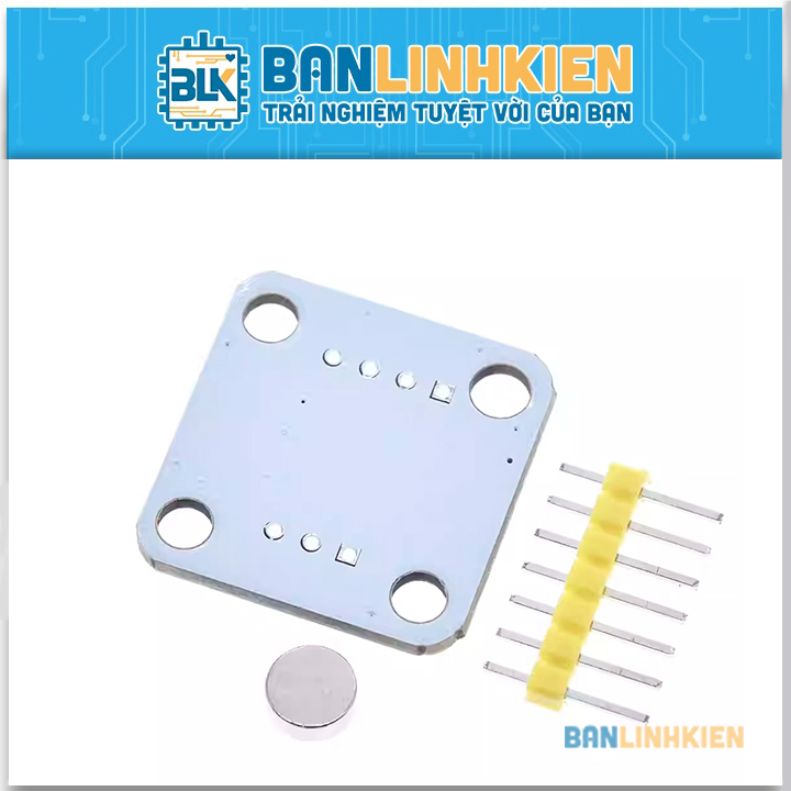 Module Cảm Biến Góc Xoay Encoder Từ Trường Không Tiếp Xúc AS5600 12 Bit