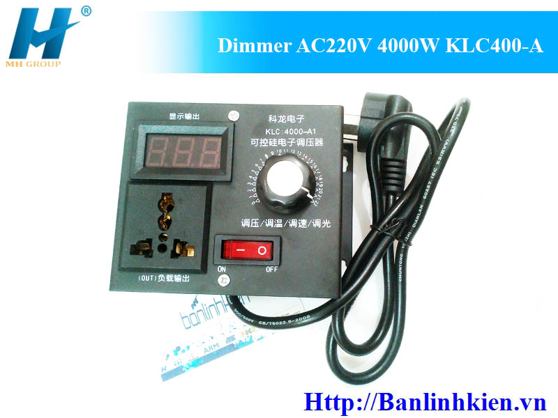 Dimmer AC220V 4000W KLC400-A