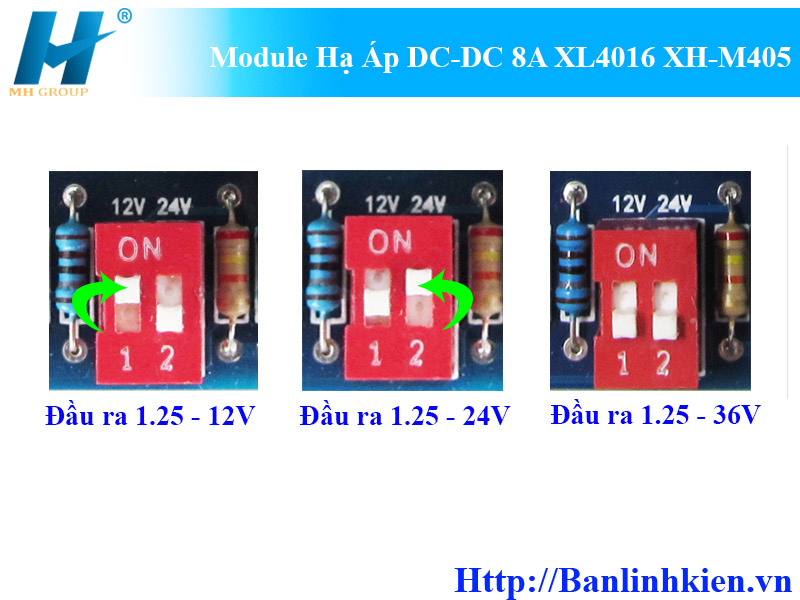 Module Hạ Áp DC-DC 8A XL4016 XH-M405