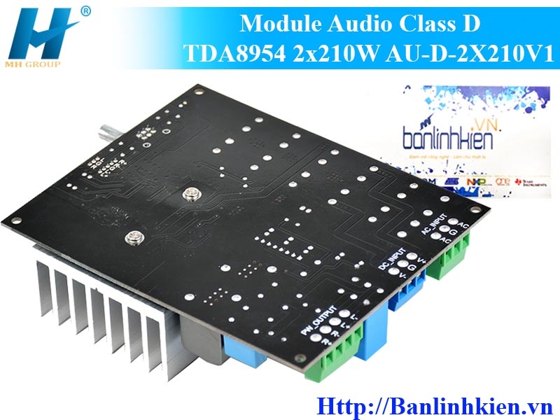 Module Audio Class D TDA8954 2x210W AU-D-2X210V1