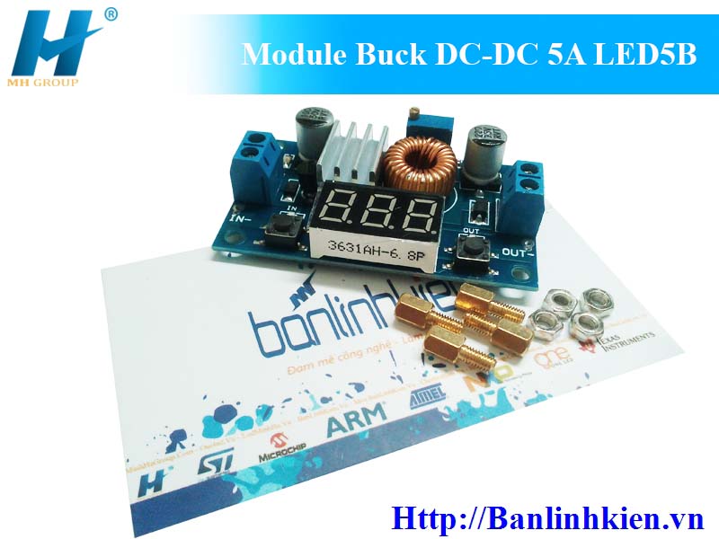 Module Buck DC-DC 5A LED5B