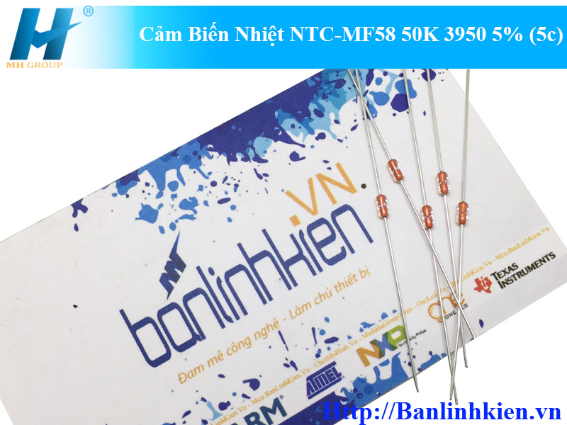 Cảm Biến Nhiệt NTC-MF58 10K 3950 1% (5c)