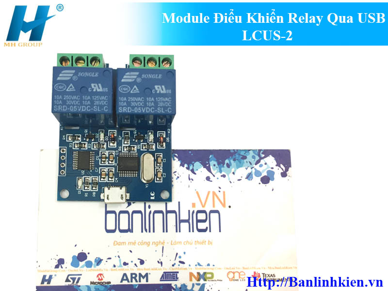 Module Điểu Khiển Relay Qua USB LCUS-2