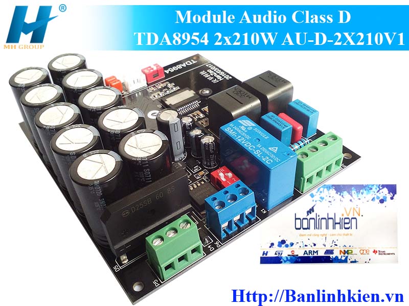 Module Audio Class D TDA8954 2x210W AU-D-2X210V1