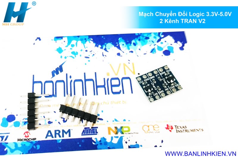 Mạch Chuyển Đổi Logic 3.3V-5.0V 2 Kênh TRAN V2