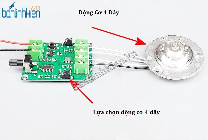 Module Điều Khiển Động Cơ  Không Chổi Than DC5-12V 1.2A