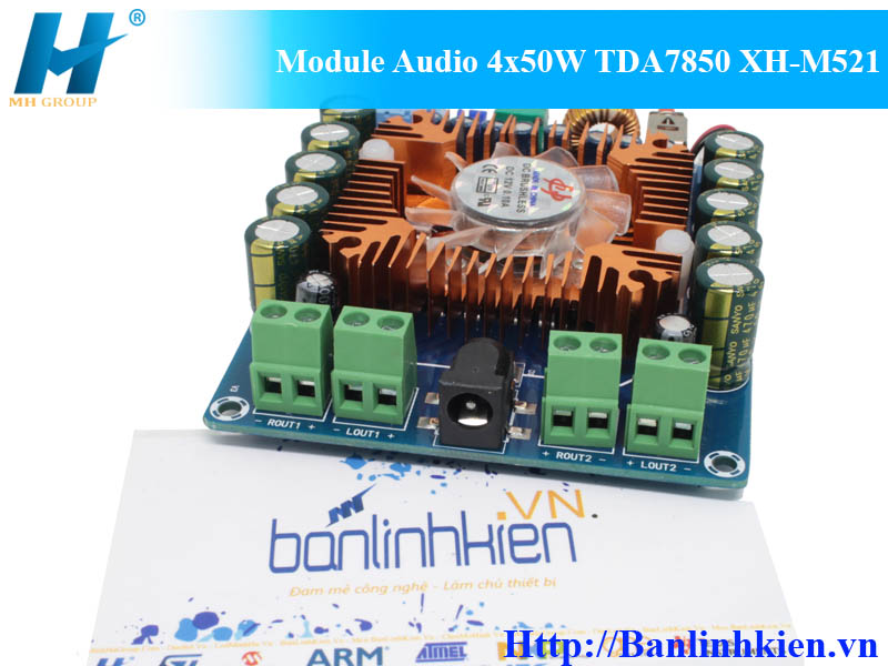 Module Audio 4x50W TDA7850 XH-M521